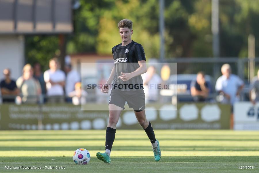 sport, action, TSV Karlburg, TSV, Sportgelände, SVD, SV Darmstadt 98 (U21), Landesfreundschaftsspiele, Karlburg, Hessenliga, HFV, Fussball, D98, Bayernliga Nord, BFV, 10.07.2024 - Bild-ID: 2419078