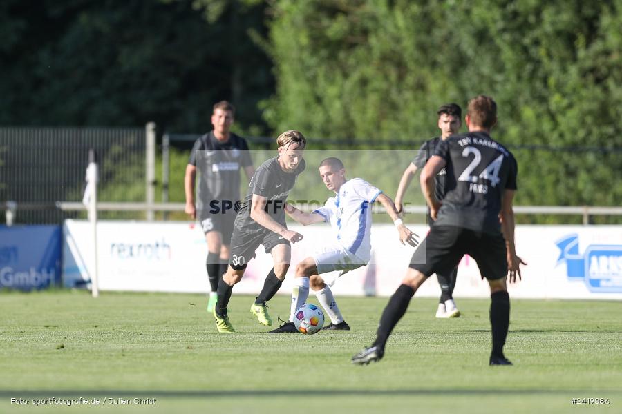 sport, action, TSV Karlburg, TSV, Sportgelände, SVD, SV Darmstadt 98 (U21), Landesfreundschaftsspiele, Karlburg, Hessenliga, HFV, Fussball, D98, Bayernliga Nord, BFV, 10.07.2024 - Bild-ID: 2419086 sport, action, TSV Karlburg, TSV, Sportgelände, SVD, SV Darmstadt 98 (U21), Landesfreundschaftsspiele, Karlburg, Hessenliga, HFV, Fussball, D98, Bayernliga Nord, BFV, 10.07.2024 - Bild-ID: 2419086