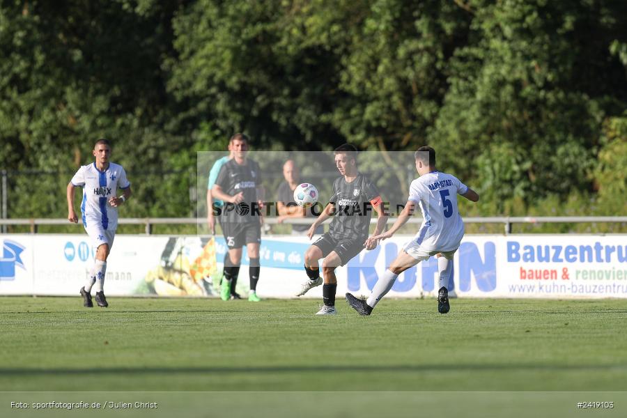 sport, action, TSV Karlburg, TSV, Sportgelände, SVD, SV Darmstadt 98 (U21), Landesfreundschaftsspiele, Karlburg, Hessenliga, HFV, Fussball, D98, Bayernliga Nord, BFV, 10.07.2024 - Bild-ID: 2419103