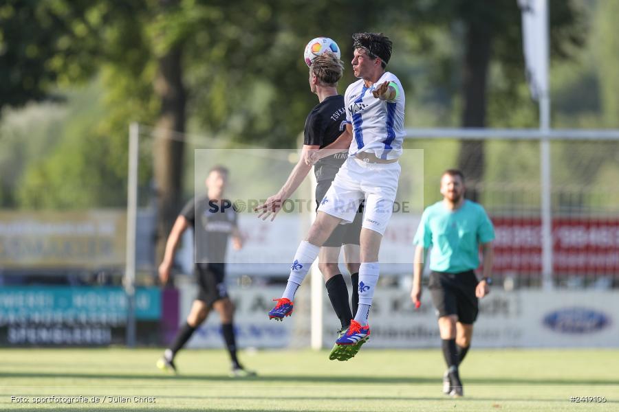 sport, action, TSV Karlburg, TSV, Sportgelände, SVD, SV Darmstadt 98 (U21), Landesfreundschaftsspiele, Karlburg, Hessenliga, HFV, Fussball, D98, Bayernliga Nord, BFV, 10.07.2024 - Bild-ID: 2419106