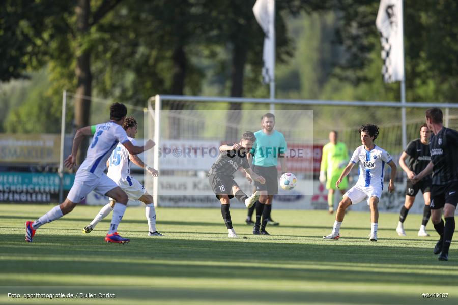 sport, action, TSV Karlburg, TSV, Sportgelände, SVD, SV Darmstadt 98 (U21), Landesfreundschaftsspiele, Karlburg, Hessenliga, HFV, Fussball, D98, Bayernliga Nord, BFV, 10.07.2024 - Bild-ID: 2419107