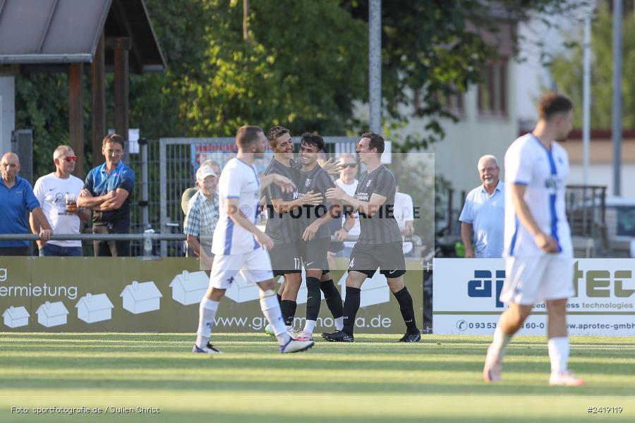 sport, action, TSV Karlburg, TSV, Sportgelände, SVD, SV Darmstadt 98 (U21), Landesfreundschaftsspiele, Karlburg, Hessenliga, HFV, Fussball, D98, Bayernliga Nord, BFV, 10.07.2024 - Bild-ID: 2419119