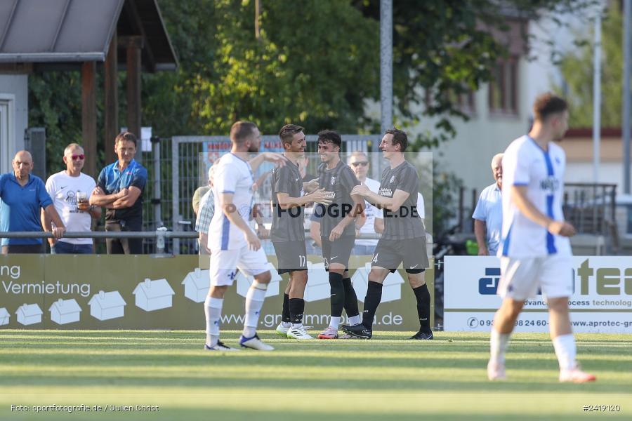 sport, action, TSV Karlburg, TSV, Sportgelände, SVD, SV Darmstadt 98 (U21), Landesfreundschaftsspiele, Karlburg, Hessenliga, HFV, Fussball, D98, Bayernliga Nord, BFV, 10.07.2024 - Bild-ID: 2419120