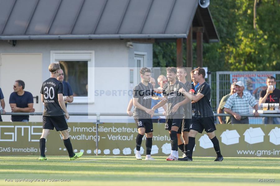 sport, action, TSV Karlburg, TSV, Sportgelände, SVD, SV Darmstadt 98 (U21), Landesfreundschaftsspiele, Karlburg, Hessenliga, HFV, Fussball, D98, Bayernliga Nord, BFV, 10.07.2024 - Bild-ID: 2419122