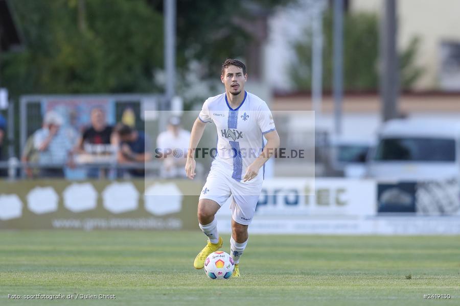 sport, action, TSV Karlburg, TSV, Sportgelände, SVD, SV Darmstadt 98 (U21), Landesfreundschaftsspiele, Karlburg, Hessenliga, HFV, Fussball, D98, Bayernliga Nord, BFV, 10.07.2024 - Bild-ID: 2419130