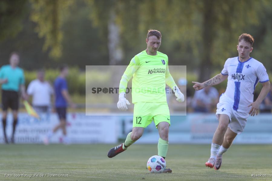 sport, action, TSV Karlburg, TSV, Sportgelände, SVD, SV Darmstadt 98 (U21), Landesfreundschaftsspiele, Karlburg, Hessenliga, HFV, Fussball, D98, Bayernliga Nord, BFV, 10.07.2024 - Bild-ID: 2419161