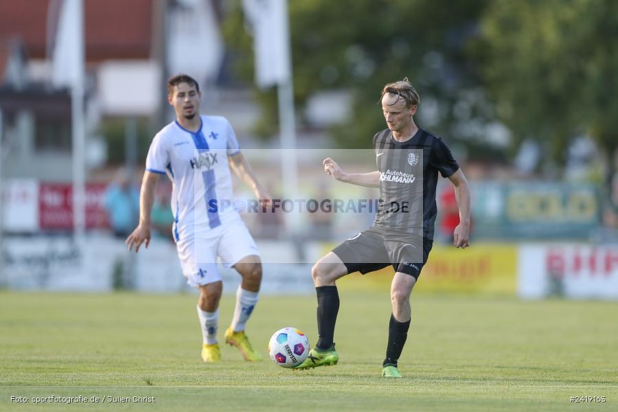 sport, action, TSV Karlburg, TSV, Sportgelände, SVD, SV Darmstadt 98 (U21), Landesfreundschaftsspiele, Karlburg, Hessenliga, HFV, Fussball, D98, Bayernliga Nord, BFV, 10.07.2024 - Bild-ID: 2419163