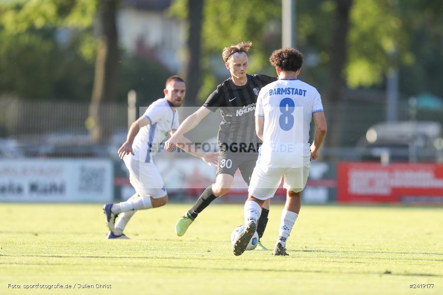 sport, action, TSV Karlburg, TSV, Sportgelände, SVD, SV Darmstadt 98 (U21), Landesfreundschaftsspiele, Karlburg, Hessenliga, HFV, Fussball, D98, Bayernliga Nord, BFV, 10.07.2024 - Bild-ID: 2419177