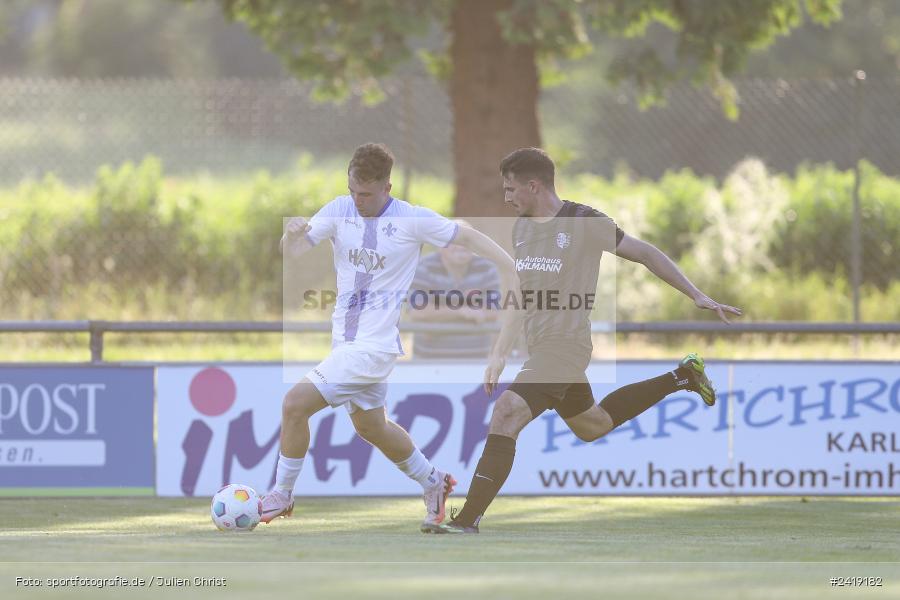 sport, action, TSV Karlburg, TSV, Sportgelände, SVD, SV Darmstadt 98 (U21), Landesfreundschaftsspiele, Karlburg, Hessenliga, HFV, Fussball, D98, Bayernliga Nord, BFV, 10.07.2024 - Bild-ID: 2419182