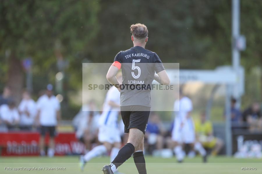 sport, action, TSV Karlburg, TSV, Sportgelände, SVD, SV Darmstadt 98 (U21), Landesfreundschaftsspiele, Karlburg, Hessenliga, HFV, Fussball, D98, Bayernliga Nord, BFV, 10.07.2024 - Bild-ID: 2419190