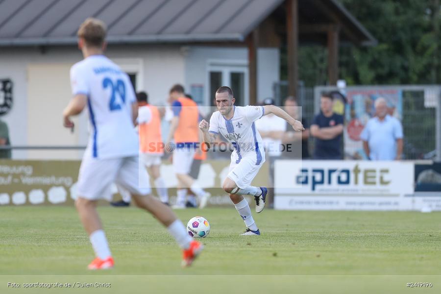 sport, action, TSV Karlburg, TSV, Sportgelände, SVD, SV Darmstadt 98 (U21), Landesfreundschaftsspiele, Karlburg, Hessenliga, HFV, Fussball, D98, Bayernliga Nord, BFV, 10.07.2024 - Bild-ID: 2419196