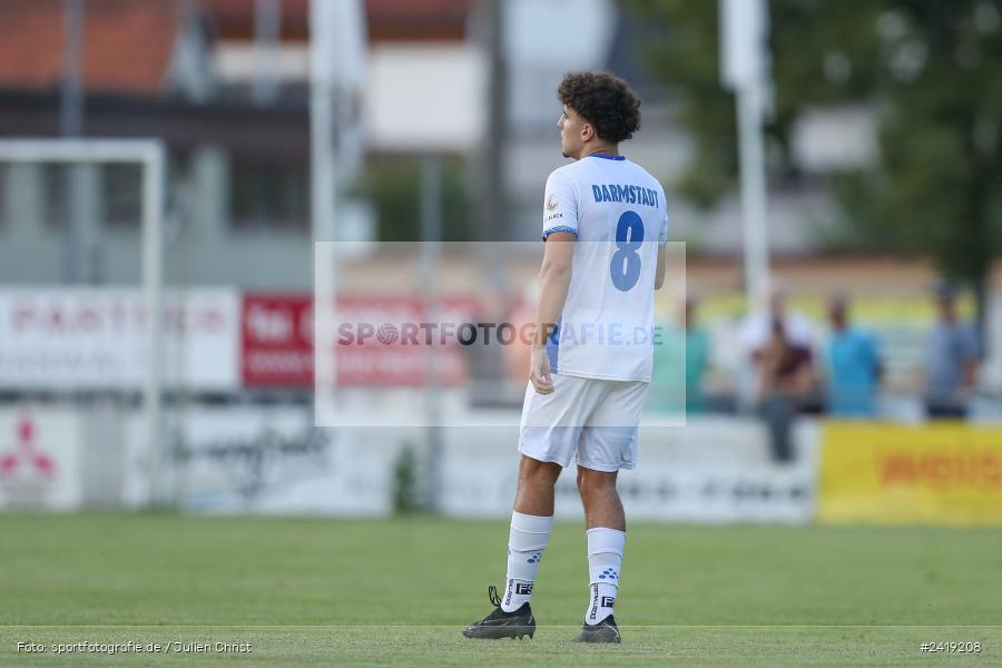 sport, action, TSV Karlburg, TSV, Sportgelände, SVD, SV Darmstadt 98 (U21), Landesfreundschaftsspiele, Karlburg, Hessenliga, HFV, Fussball, D98, Bayernliga Nord, BFV, 10.07.2024 - Bild-ID: 2419208