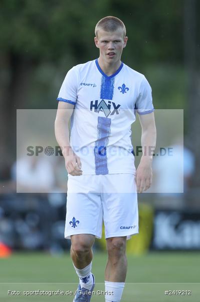 sport, action, TSV Karlburg, TSV, Sportgelände, SVD, SV Darmstadt 98 (U21), Landesfreundschaftsspiele, Karlburg, Hessenliga, HFV, Fussball, D98, Bayernliga Nord, BFV, 10.07.2024 - Bild-ID: 2419212