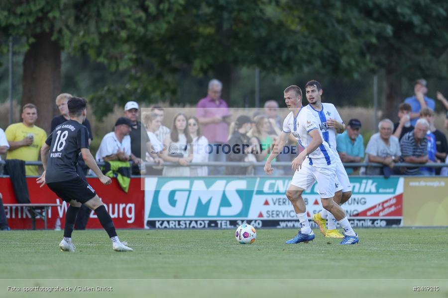 sport, action, TSV Karlburg, TSV, Sportgelände, SVD, SV Darmstadt 98 (U21), Landesfreundschaftsspiele, Karlburg, Hessenliga, HFV, Fussball, D98, Bayernliga Nord, BFV, 10.07.2024 - Bild-ID: 2419215