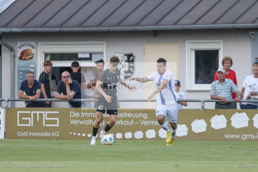 sport, action, TSV Karlburg, TSV, Sportgelände, SVD, SV Darmstadt 98 (U21), Landesfreundschaftsspiele, Karlburg, Hessenliga, HFV, Fussball, D98, Bayernliga Nord, BFV, 10.07.2024 - Bild-ID: 2419235