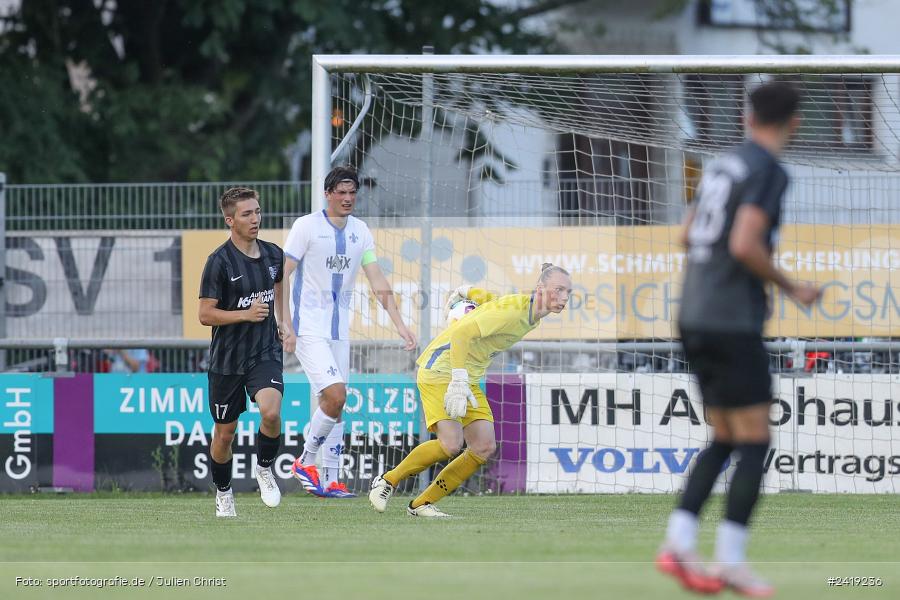 sport, action, TSV Karlburg, TSV, Sportgelände, SVD, SV Darmstadt 98 (U21), Landesfreundschaftsspiele, Karlburg, Hessenliga, HFV, Fussball, D98, Bayernliga Nord, BFV, 10.07.2024 - Bild-ID: 2419236