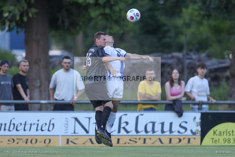 sport, action, TSV Karlburg, TSV, Sportgelände, SVD, SV Darmstadt 98 (U21), Landesfreundschaftsspiele, Karlburg, Hessenliga, HFV, Fussball, D98, Bayernliga Nord, BFV, 10.07.2024 - Bild-ID: 2419244