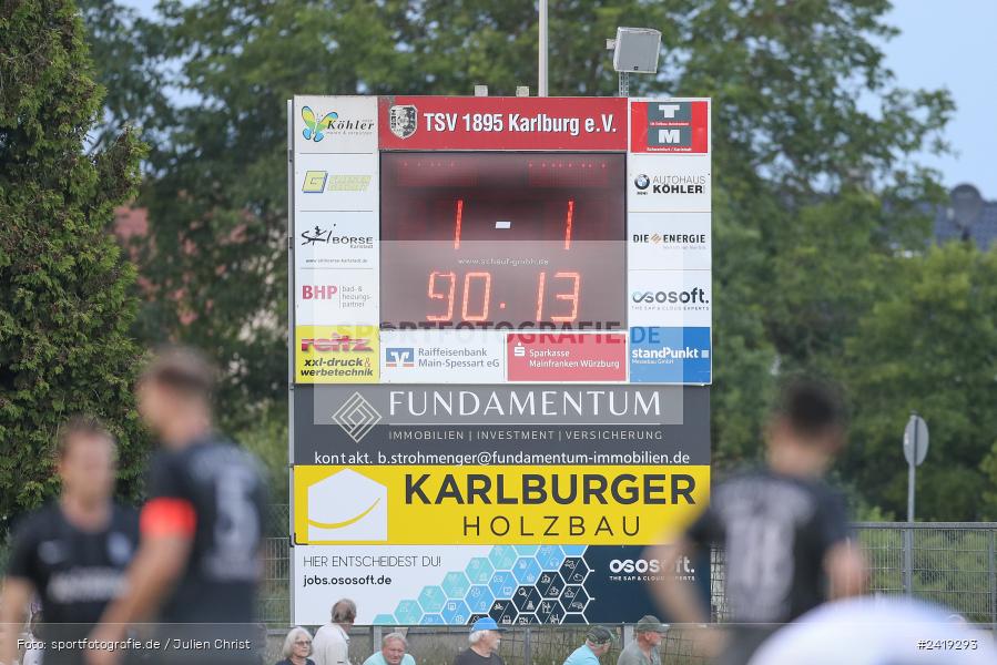 sport, action, TSV Karlburg, TSV, Sportgelände, SVD, SV Darmstadt 98 (U21), Landesfreundschaftsspiele, Karlburg, Hessenliga, HFV, Fussball, D98, Bayernliga Nord, BFV, 10.07.2024 - Bild-ID: 2419293 sport, action, TSV Karlburg, TSV, Sportgelände, SVD, SV Darmstadt 98 (U21), Landesfreundschaftsspiele, Karlburg, Hessenliga, HFV, Fussball, D98, Bayernliga Nord, BFV, 10.07.2024 - Bild-ID: 2419293