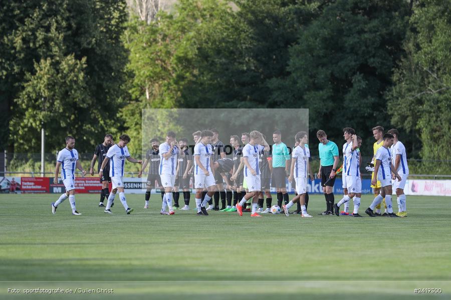 sport, action, TSV Karlburg, TSV, Sportgelände, SVD, SV Darmstadt 98 (U21), Landesfreundschaftsspiele, Karlburg, Hessenliga, HFV, Fussball, D98, Bayernliga Nord, BFV, 11.07.2024 - Bild-ID: 2419300 sport, action, TSV Karlburg, TSV, Sportgelände, SVD, SV Darmstadt 98 (U21), Landesfreundschaftsspiele, Karlburg, Hessenliga, HFV, Fussball, D98, Bayernliga Nord, BFV, 11.07.2024 - Bild-ID: 2419300