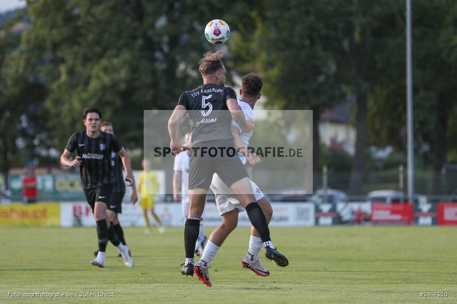 sport, action, TSV Karlburg, TSV, Sportgelände, SVD, SV Darmstadt 98 (U21), Landesfreundschaftsspiele, Karlburg, Hessenliga, HFV, Fussball, D98, Bayernliga Nord, BFV, 11.07.2024 - Bild-ID: 2419320