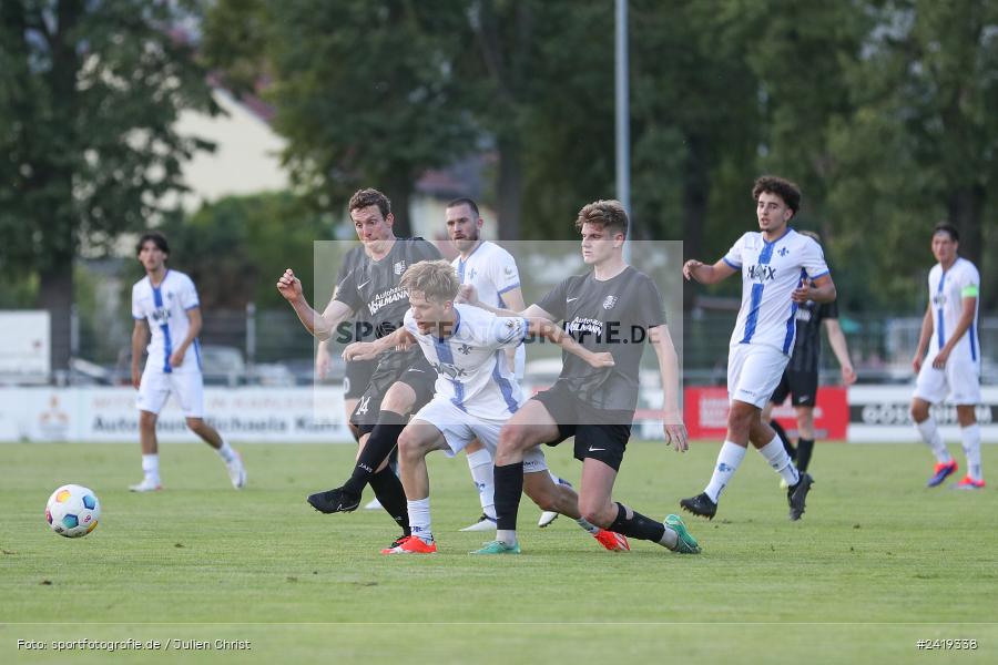 sport, action, TSV Karlburg, TSV, Sportgelände, SVD, SV Darmstadt 98 (U21), Landesfreundschaftsspiele, Karlburg, Hessenliga, HFV, Fussball, D98, Bayernliga Nord, BFV, 11.07.2024 - Bild-ID: 2419338