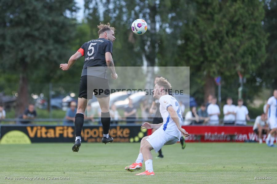 sport, action, TSV Karlburg, TSV, Sportgelände, SVD, SV Darmstadt 98 (U21), Landesfreundschaftsspiele, Karlburg, Hessenliga, HFV, Fussball, D98, Bayernliga Nord, BFV, 11.07.2024 - Bild-ID: 2419343