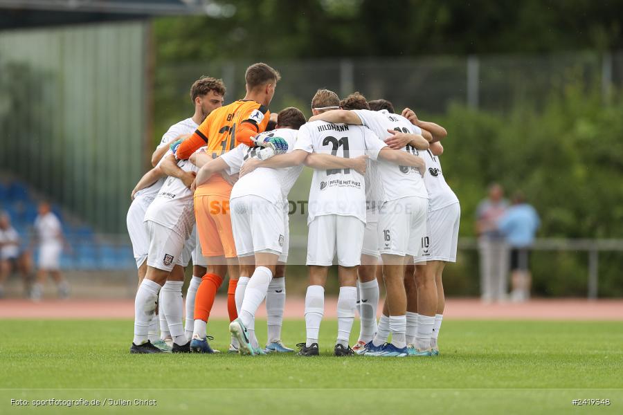 sport, action, Sportgeläde, Regionalliga Südwest, Hessenliga, HFV, Fussball, FSV Frankfurt, FSV, FCB, FC Bayern Alzenau, Alzenau, 13.07.2024 - Bild-ID: 2419348