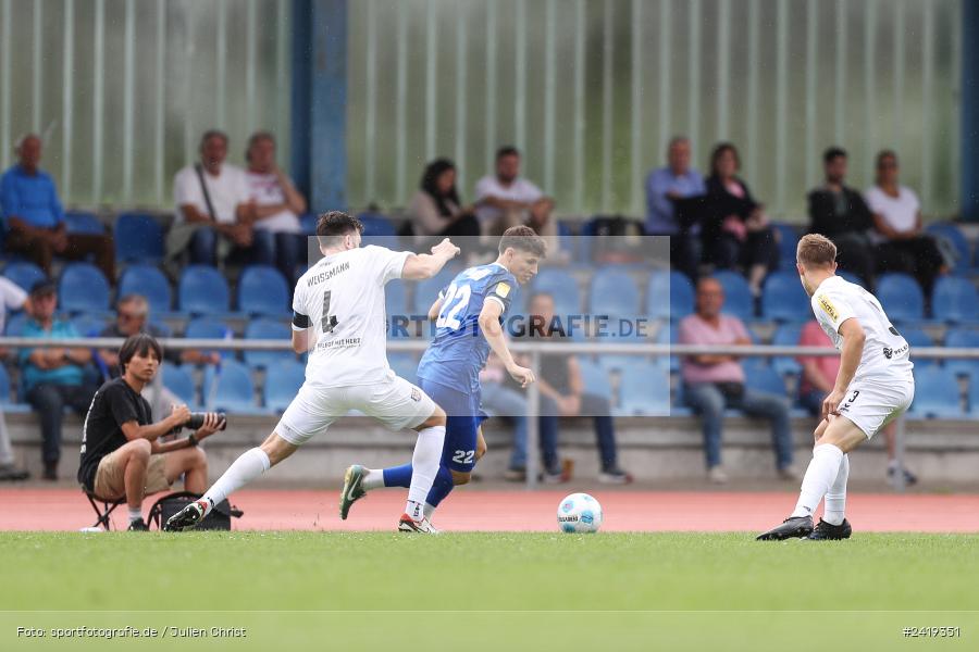 sport, action, Sportgeläde, Regionalliga Südwest, Hessenliga, HFV, Fussball, FSV Frankfurt, FSV, FCB, FC Bayern Alzenau, Alzenau, 13.07.2024 - Bild-ID: 2419351