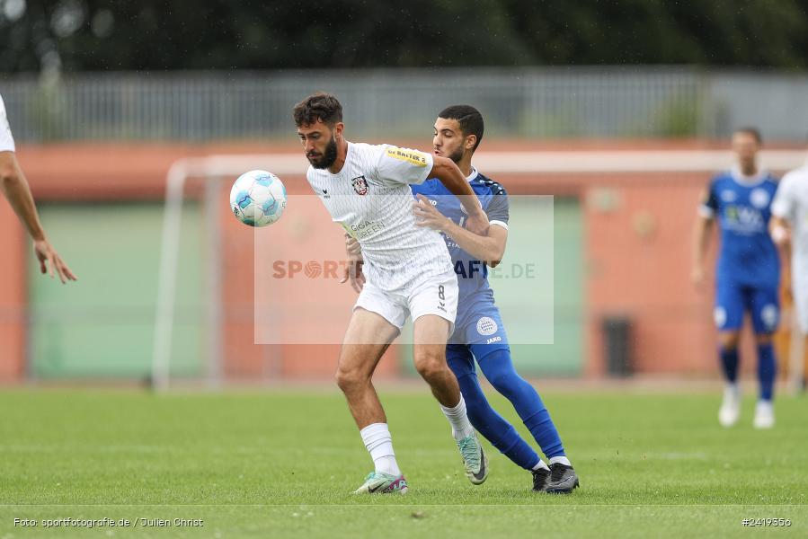 sport, action, Sportgeläde, Regionalliga Südwest, Hessenliga, HFV, Fussball, FSV Frankfurt, FSV, FCB, FC Bayern Alzenau, Alzenau, 13.07.2024 - Bild-ID: 2419356