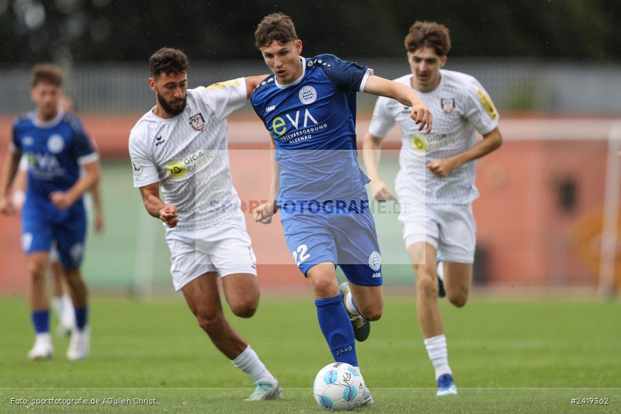 sport, action, Sportgeläde, Regionalliga Südwest, Hessenliga, HFV, Fussball, FSV Frankfurt, FSV, FCB, FC Bayern Alzenau, Alzenau, 13.07.2024 - Bild-ID: 2419362