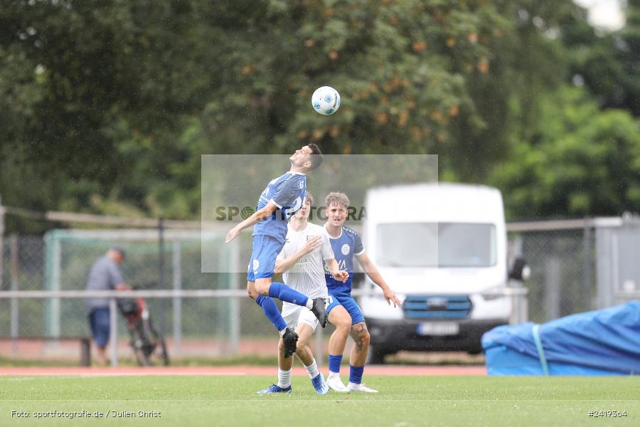 sport, action, Sportgeläde, Regionalliga Südwest, Hessenliga, HFV, Fussball, FSV Frankfurt, FSV, FCB, FC Bayern Alzenau, Alzenau, 13.07.2024 - Bild-ID: 2419364