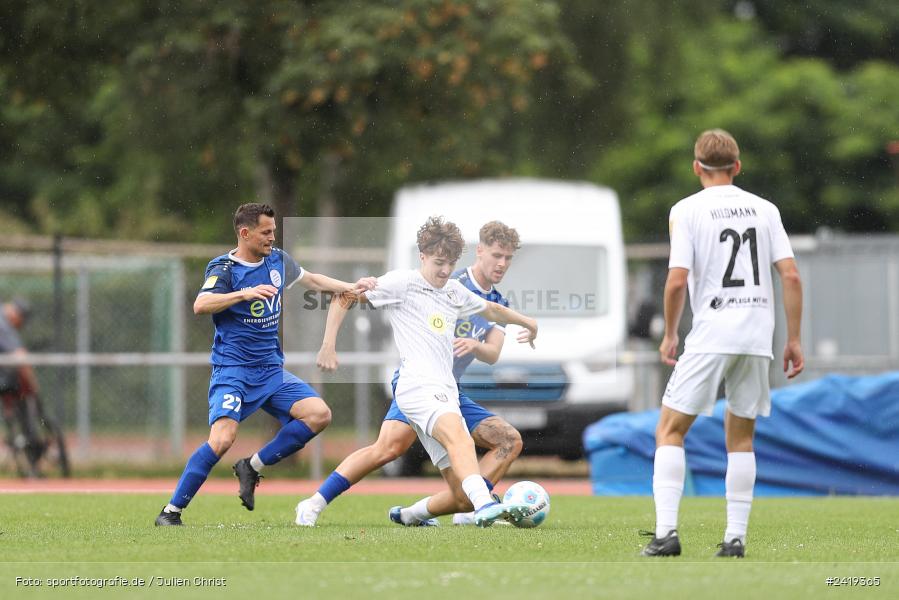 sport, action, Sportgeläde, Regionalliga Südwest, Hessenliga, HFV, Fussball, FSV Frankfurt, FSV, FCB, FC Bayern Alzenau, Alzenau, 13.07.2024 - Bild-ID: 2419365