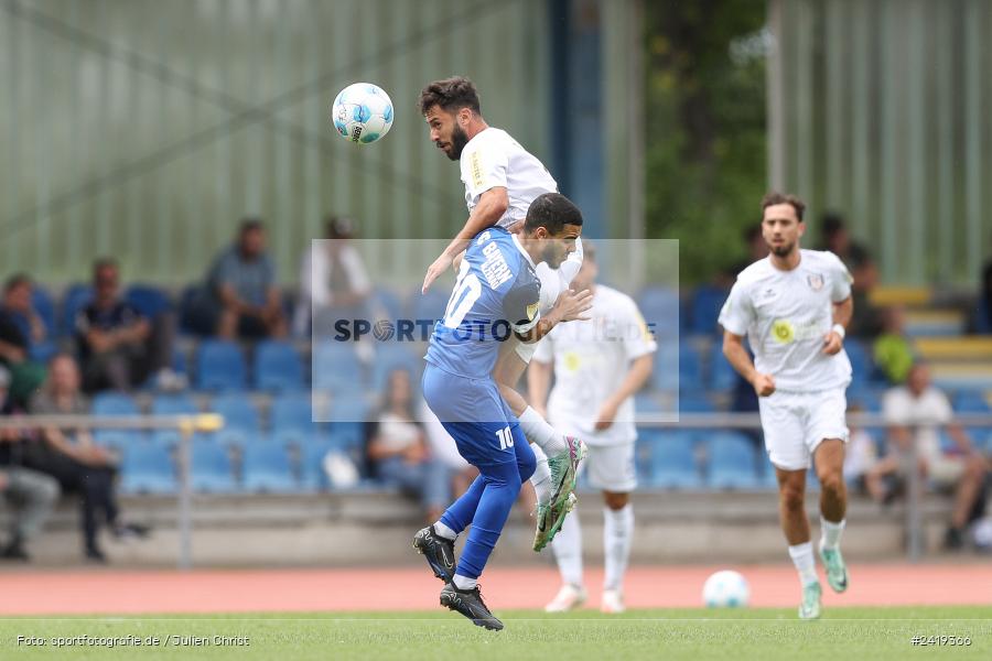 sport, action, Sportgeläde, Regionalliga Südwest, Hessenliga, HFV, Fussball, FSV Frankfurt, FSV, FCB, FC Bayern Alzenau, Alzenau, 13.07.2024 - Bild-ID: 2419366