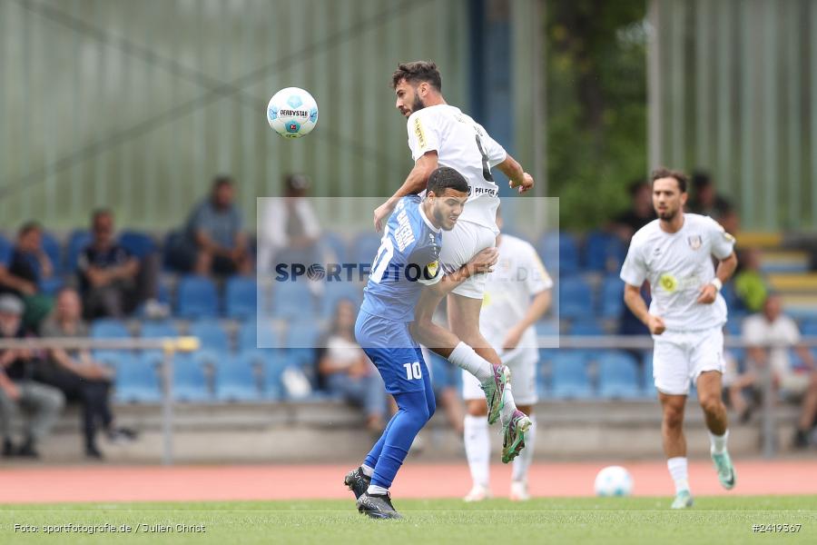 sport, action, Sportgeläde, Regionalliga Südwest, Hessenliga, HFV, Fussball, FSV Frankfurt, FSV, FCB, FC Bayern Alzenau, Alzenau, 13.07.2024 - Bild-ID: 2419367