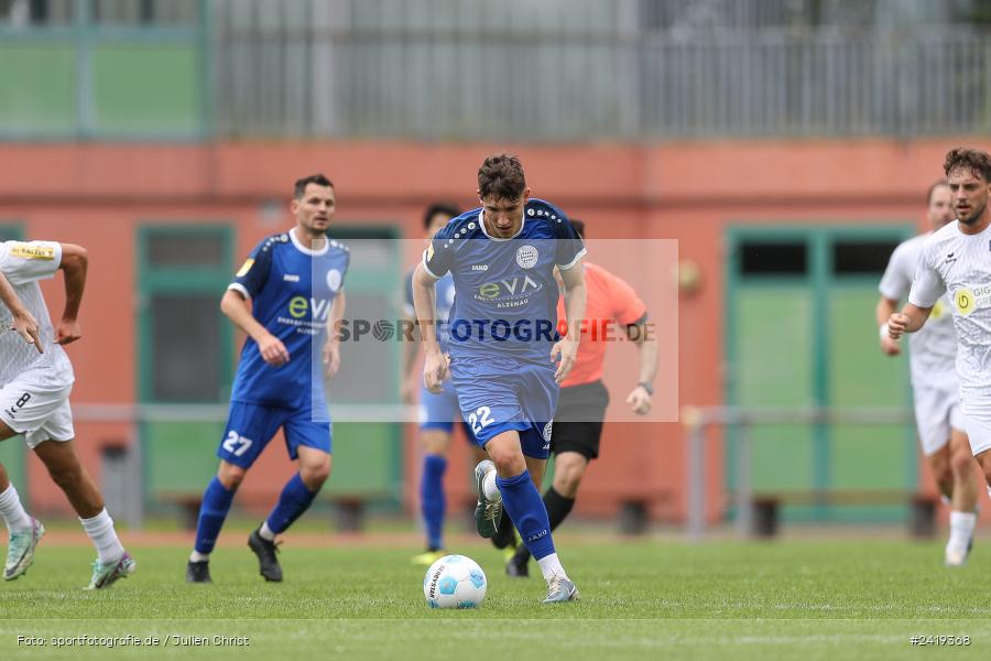sport, action, Sportgeläde, Regionalliga Südwest, Hessenliga, HFV, Fussball, FSV Frankfurt, FSV, FCB, FC Bayern Alzenau, Alzenau, 13.07.2024 - Bild-ID: 2419368