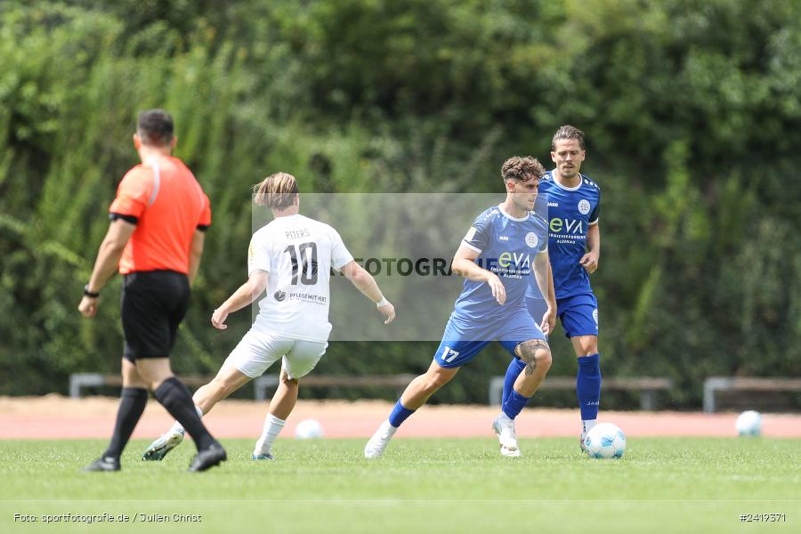 sport, action, Sportgeläde, Regionalliga Südwest, Hessenliga, HFV, Fussball, FSV Frankfurt, FSV, FCB, FC Bayern Alzenau, Alzenau, 13.07.2024 - Bild-ID: 2419371