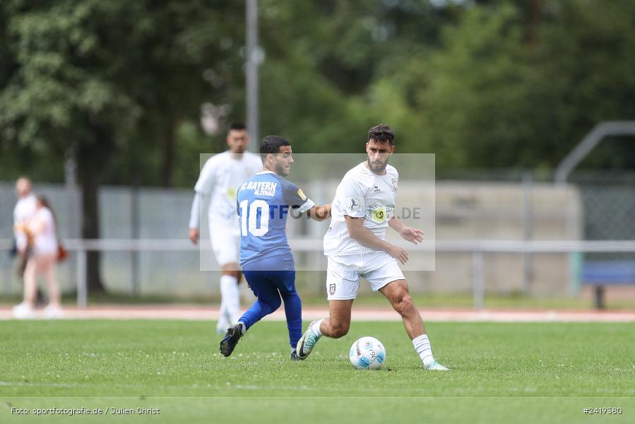 sport, action, Sportgeläde, Regionalliga Südwest, Hessenliga, HFV, Fussball, FSV Frankfurt, FSV, FCB, FC Bayern Alzenau, Alzenau, 13.07.2024 - Bild-ID: 2419380