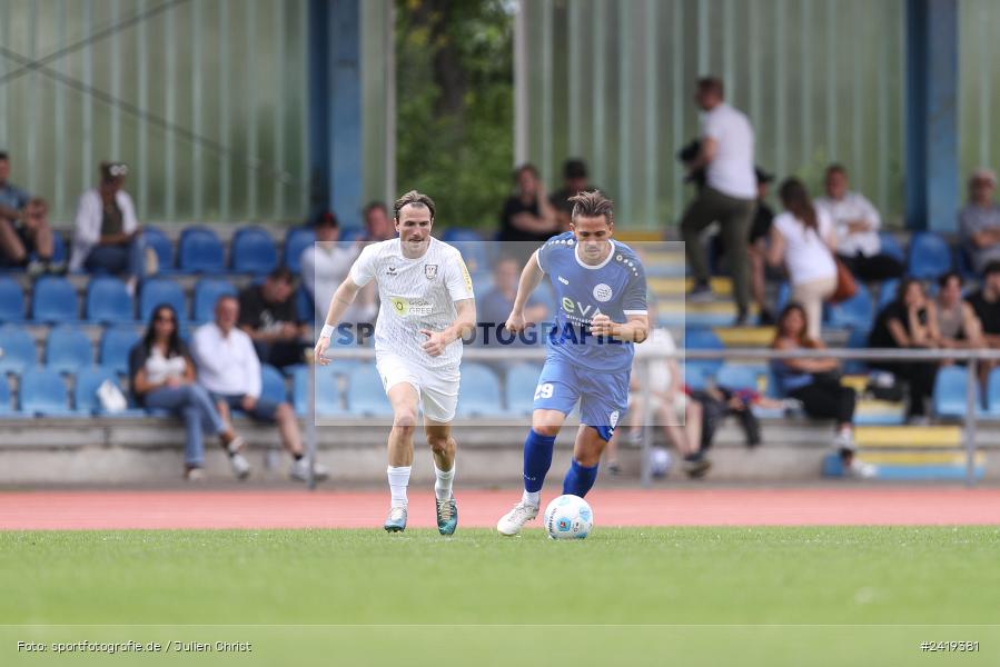 sport, action, Sportgeläde, Regionalliga Südwest, Hessenliga, HFV, Fussball, FSV Frankfurt, FSV, FCB, FC Bayern Alzenau, Alzenau, 13.07.2024 - Bild-ID: 2419381 sport, action, Sportgeläde, Regionalliga Südwest, Hessenliga, HFV, Fussball, FSV Frankfurt, FSV, FCB, FC Bayern Alzenau, Alzenau, 13.07.2024 - Bild-ID: 2419381