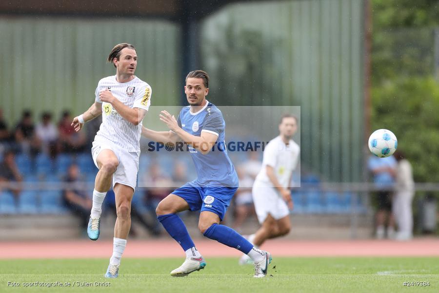 sport, action, Sportgeläde, Regionalliga Südwest, Hessenliga, HFV, Fussball, FSV Frankfurt, FSV, FCB, FC Bayern Alzenau, Alzenau, 13.07.2024 - Bild-ID: 2419384