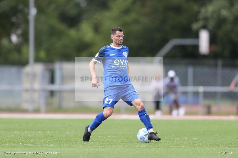 sport, action, Sportgeläde, Regionalliga Südwest, Hessenliga, HFV, Fussball, FSV Frankfurt, FSV, FCB, FC Bayern Alzenau, Alzenau, 13.07.2024 - Bild-ID: 2419388