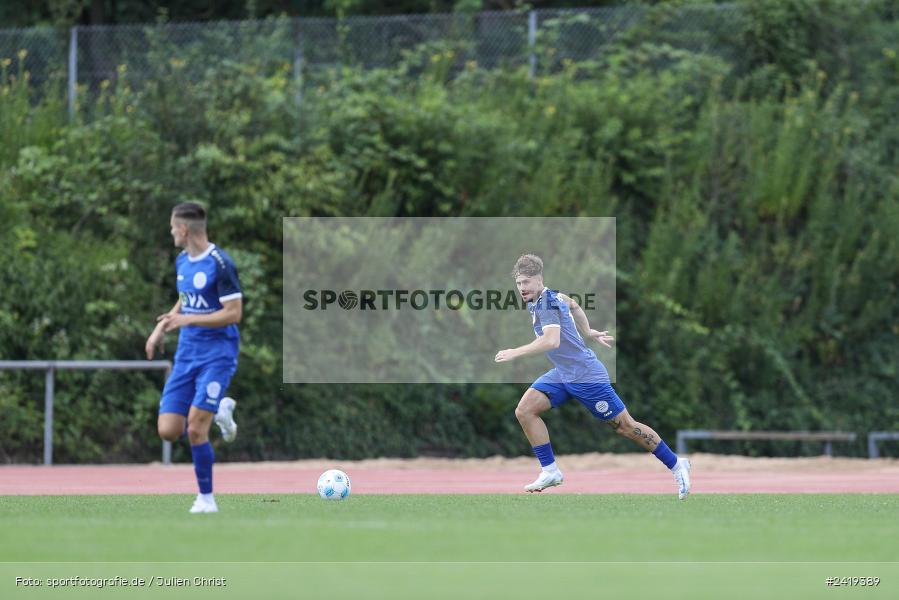 sport, action, Sportgeläde, Regionalliga Südwest, Hessenliga, HFV, Fussball, FSV Frankfurt, FSV, FCB, FC Bayern Alzenau, Alzenau, 13.07.2024 - Bild-ID: 2419389