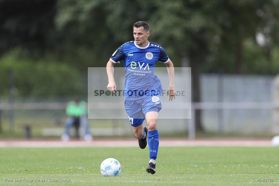 sport, action, Sportgeläde, Regionalliga Südwest, Hessenliga, HFV, Fussball, FSV Frankfurt, FSV, FCB, FC Bayern Alzenau, Alzenau, 13.07.2024 - Bild-ID: 2419392
