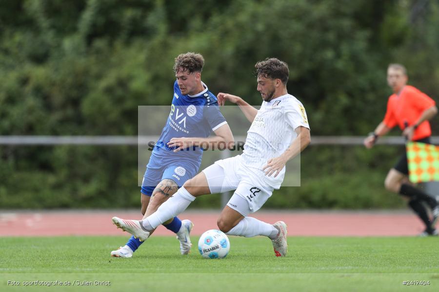 sport, action, Sportgeläde, Regionalliga Südwest, Hessenliga, HFV, Fussball, FSV Frankfurt, FSV, FCB, FC Bayern Alzenau, Alzenau, 13.07.2024 - Bild-ID: 2419404