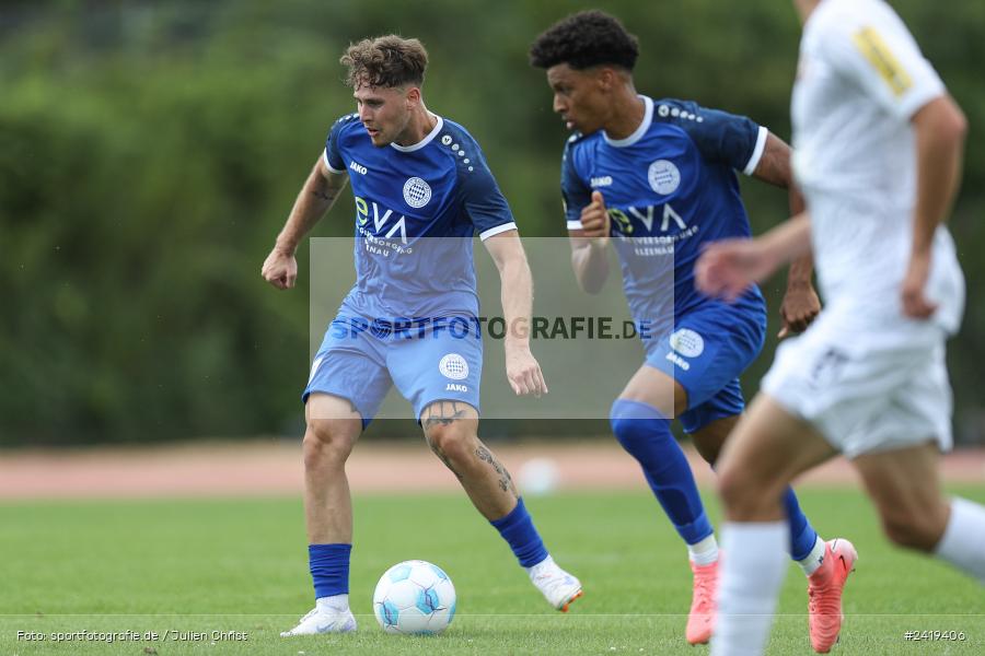 sport, action, Sportgeläde, Regionalliga Südwest, Hessenliga, HFV, Fussball, FSV Frankfurt, FSV, FCB, FC Bayern Alzenau, Alzenau, 13.07.2024 - Bild-ID: 2419406