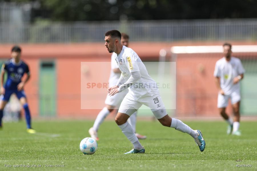 sport, action, Sportgeläde, Regionalliga Südwest, Hessenliga, HFV, Fussball, FSV Frankfurt, FSV, FCB, FC Bayern Alzenau, Alzenau, 13.07.2024 - Bild-ID: 2419409