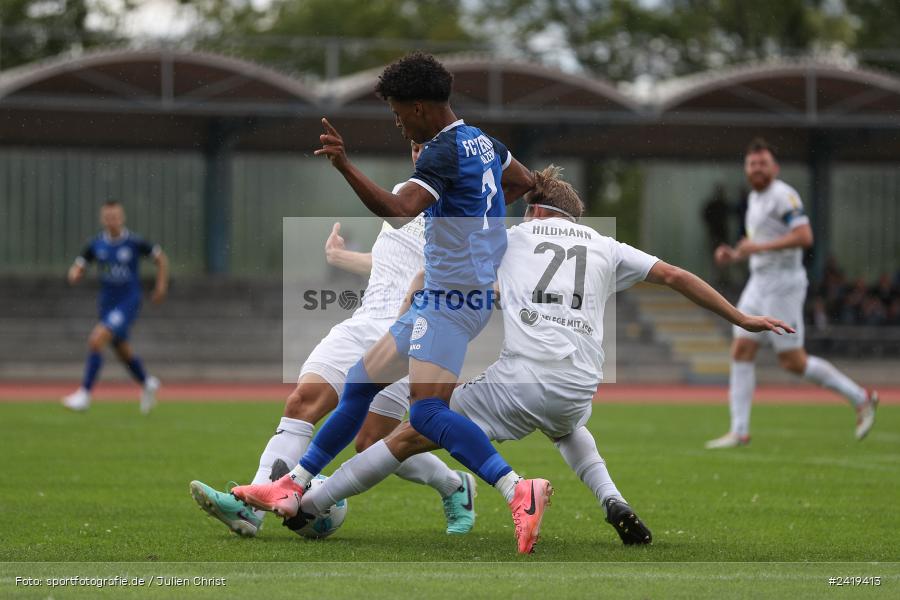 sport, action, Sportgeläde, Regionalliga Südwest, Hessenliga, HFV, Fussball, FSV Frankfurt, FSV, FCB, FC Bayern Alzenau, Alzenau, 13.07.2024 - Bild-ID: 2419413