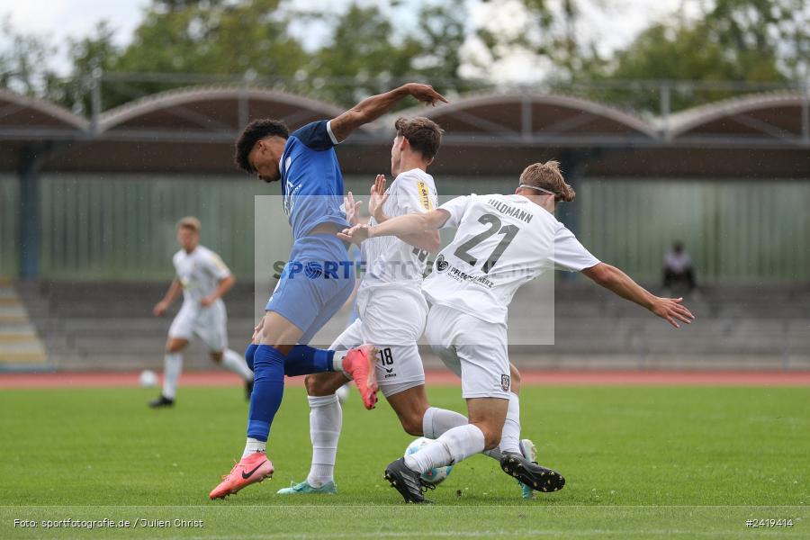 sport, action, Sportgeläde, Regionalliga Südwest, Hessenliga, HFV, Fussball, FSV Frankfurt, FSV, FCB, FC Bayern Alzenau, Alzenau, 13.07.2024 - Bild-ID: 2419414