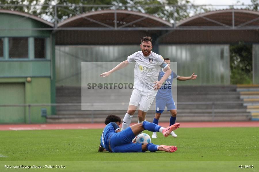 sport, action, Sportgeläde, Regionalliga Südwest, Hessenliga, HFV, Fussball, FSV Frankfurt, FSV, FCB, FC Bayern Alzenau, Alzenau, 13.07.2024 - Bild-ID: 2419415