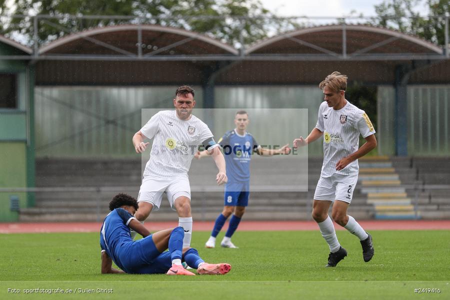 sport, action, Sportgeläde, Regionalliga Südwest, Hessenliga, HFV, Fussball, FSV Frankfurt, FSV, FCB, FC Bayern Alzenau, Alzenau, 13.07.2024 - Bild-ID: 2419416