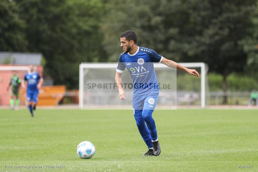 sport, action, Sportgeläde, Regionalliga Südwest, Hessenliga, HFV, Fussball, FSV Frankfurt, FSV, FCB, FC Bayern Alzenau, Alzenau, 13.07.2024 - Bild-ID: 2419417